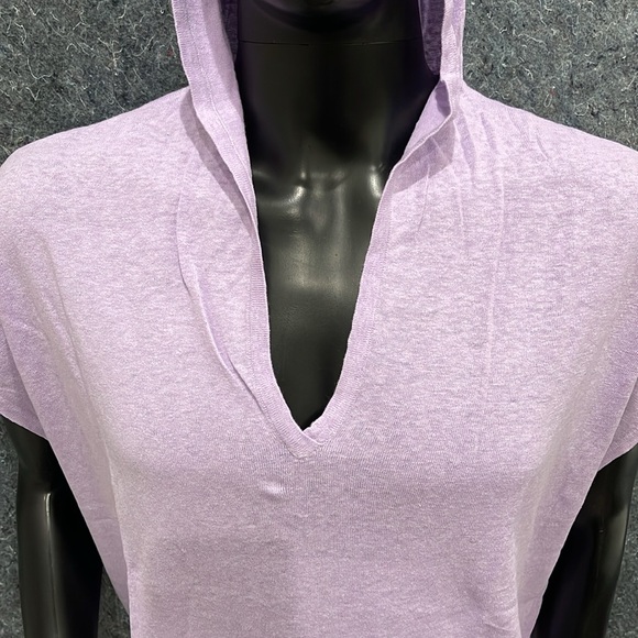 NEW J Jill WOMENS LARGE Purple "Lily" Sleeveless V-Neck Muscle Tee Shirt Top - Picture 8 of 16